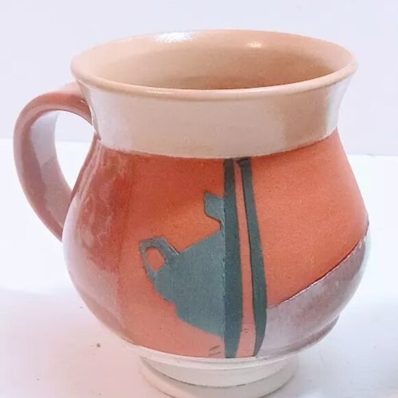 Handmade Artist Signed Studio Pottery 3.5" Mugs - Picture 6 of 16